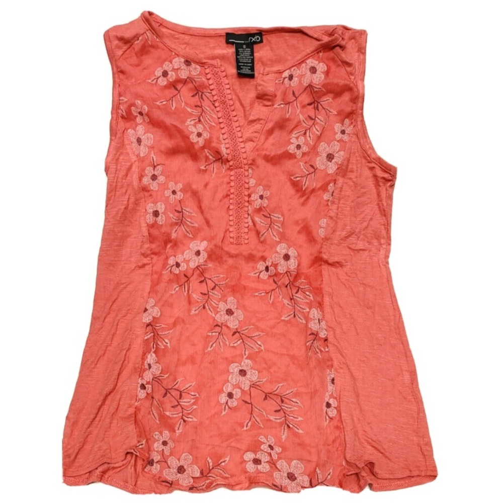 NEW‎ Women's RXB Sleeveless Top Faded Rose Size Small